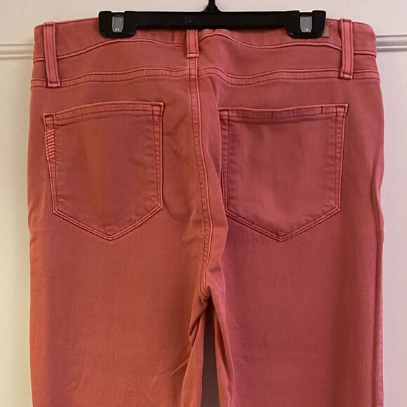 Paige Hoxton Ankle Skinny Pant in Coral Size 29 - Picture 3 of 6
